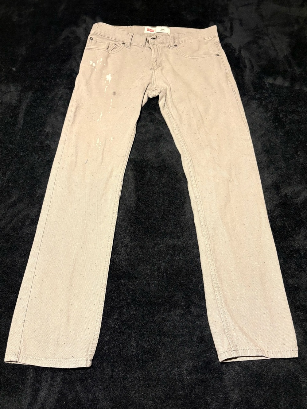 Levi's 511 SLIM distressed gray jeans size 29W x 29L